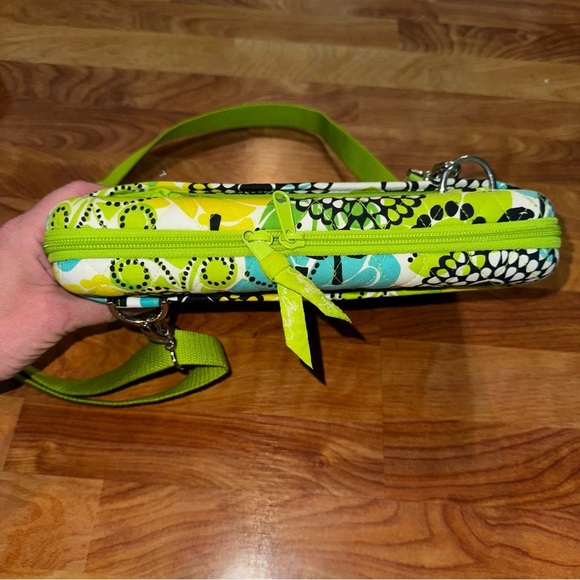 Vera Bradley Retired "Limes Up" Mini Laptop/iPad Hard Case Used Nice Condition - Picture 4 of 16